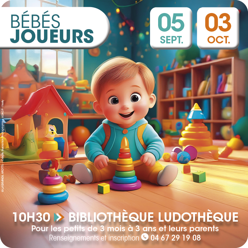 Bébés joueurs - animation pour bébés